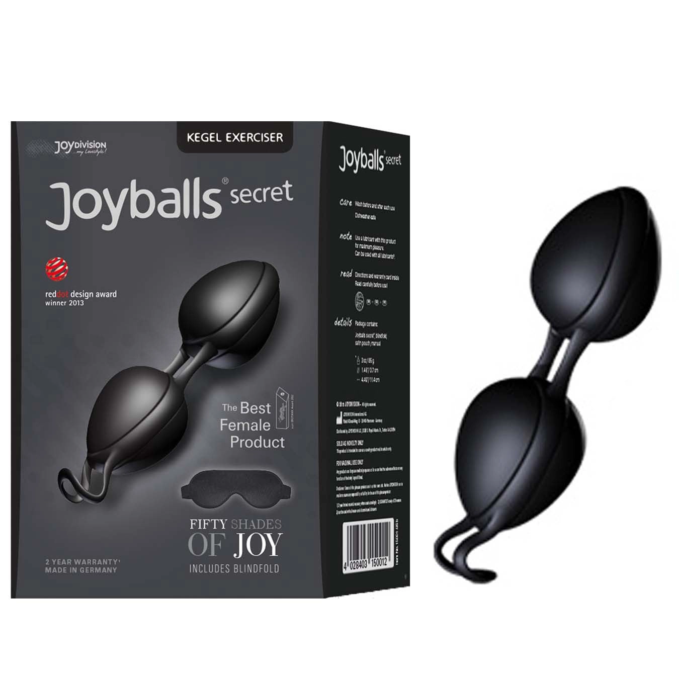Joyballs Secret 50 Shades of -Black/Black