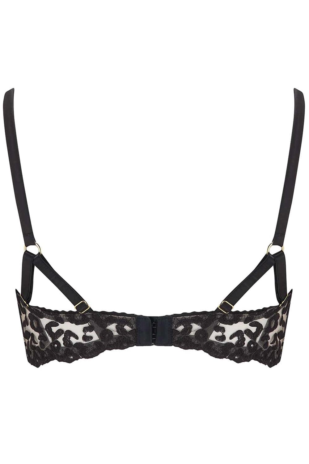 Kittie Strap Balcony Bra, Size UK 34C