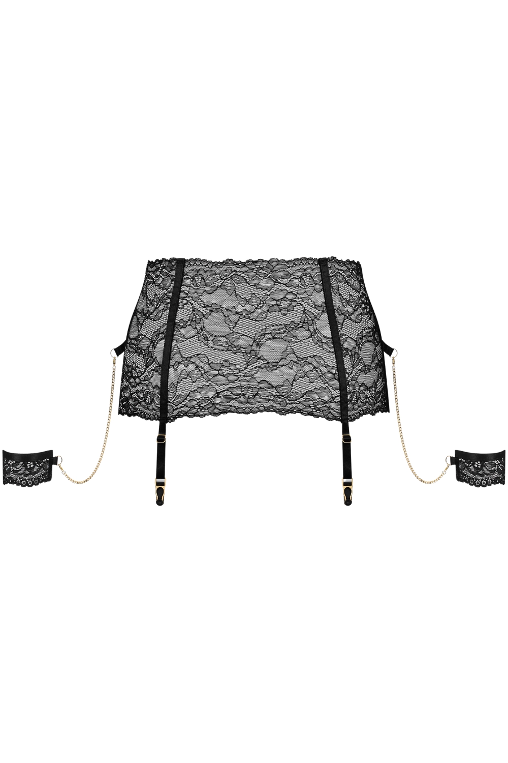 Le Petit Secret Dentelle Suspender Belt With Removable Cuffs