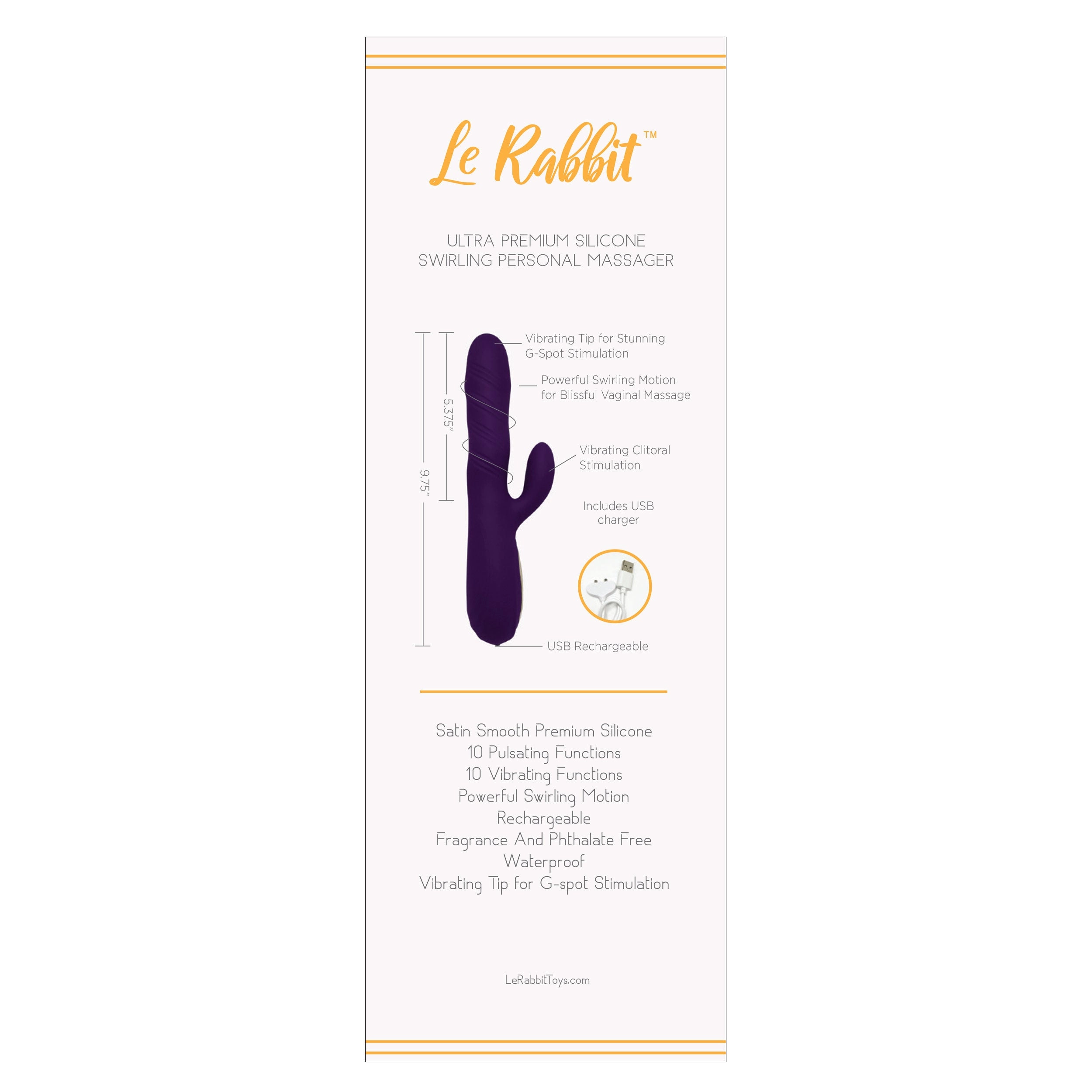 Le Rabbit Swirl - Purple