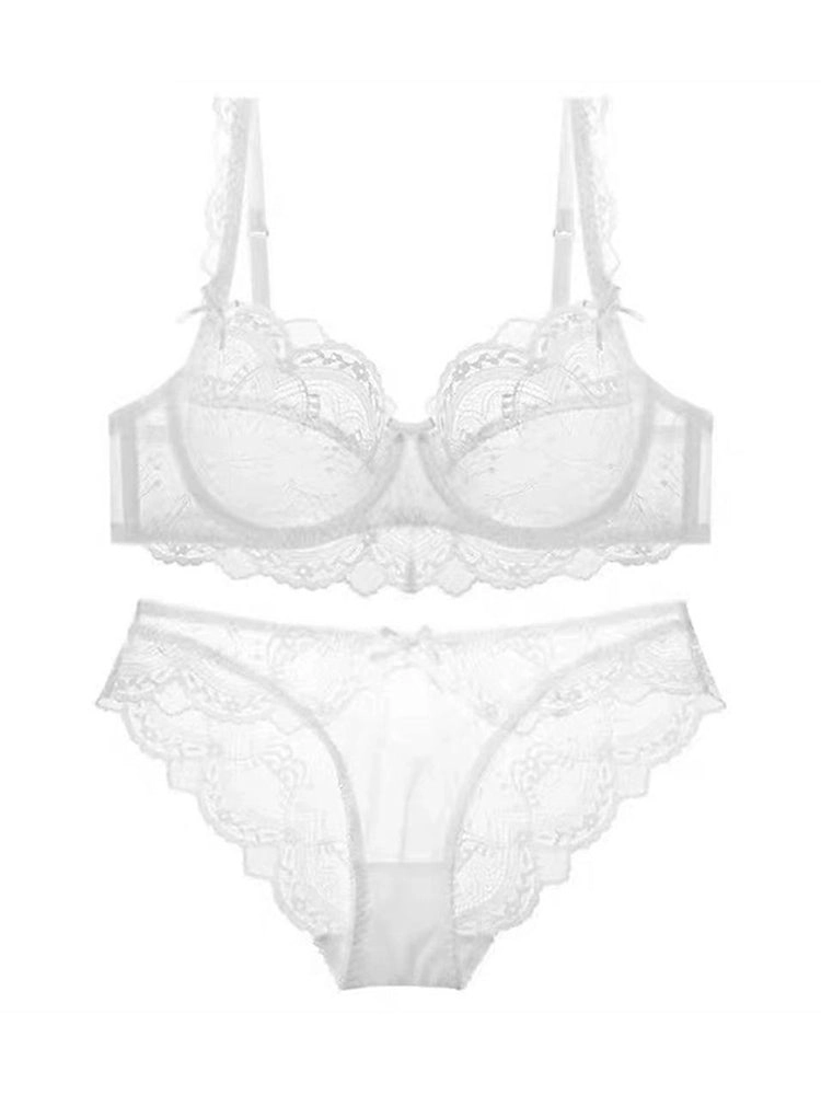 Lightweight Sexy Lace Push-Up Bra Set