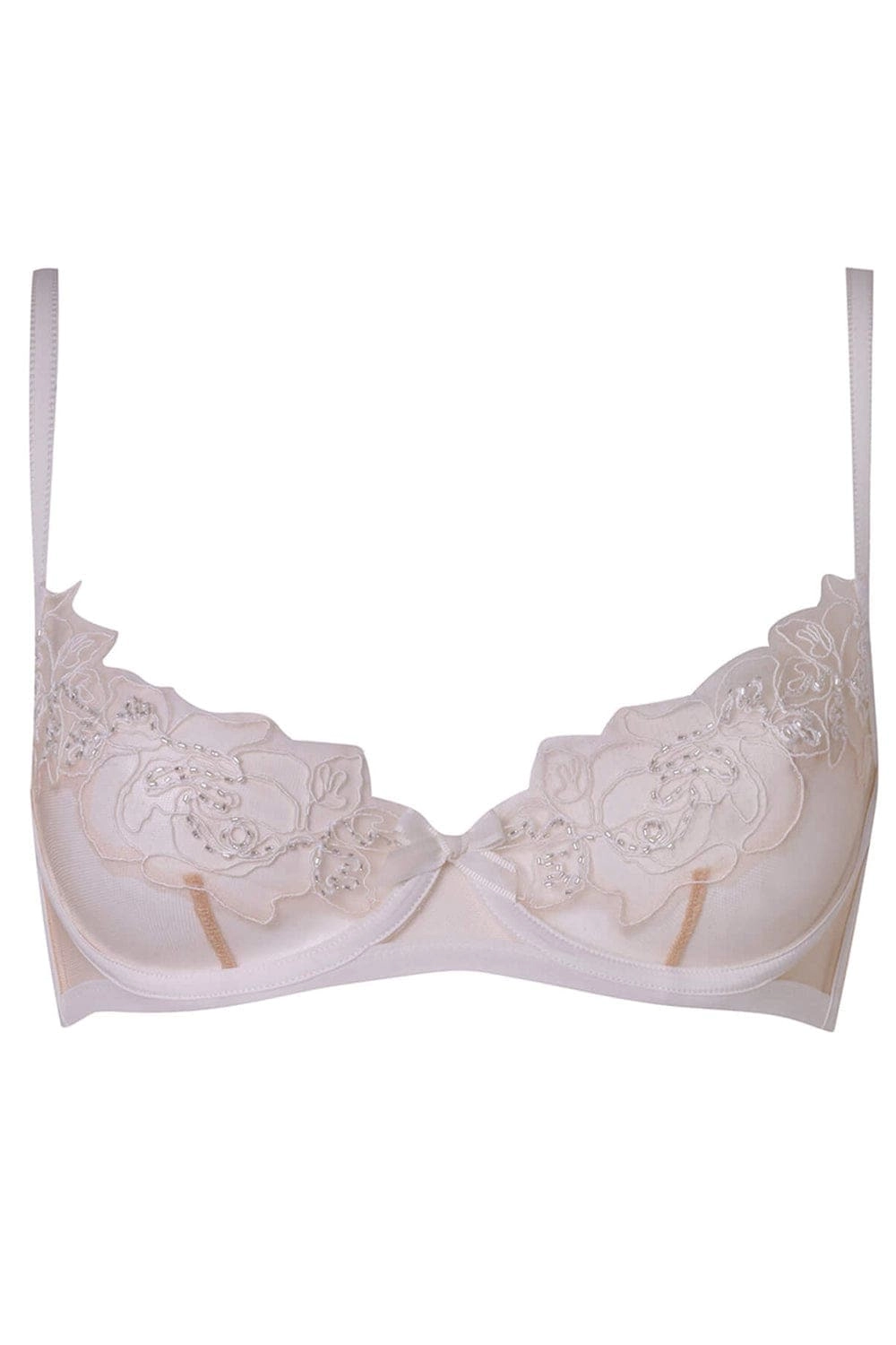 Lindie Demi Cup Plunge Bra Ivory