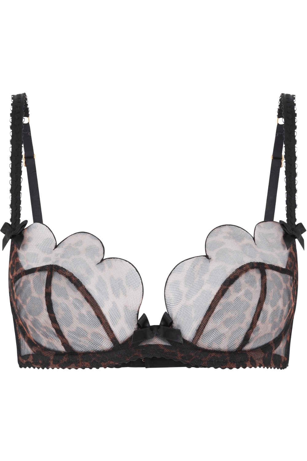 Lorna Leopard Plunge Bra
