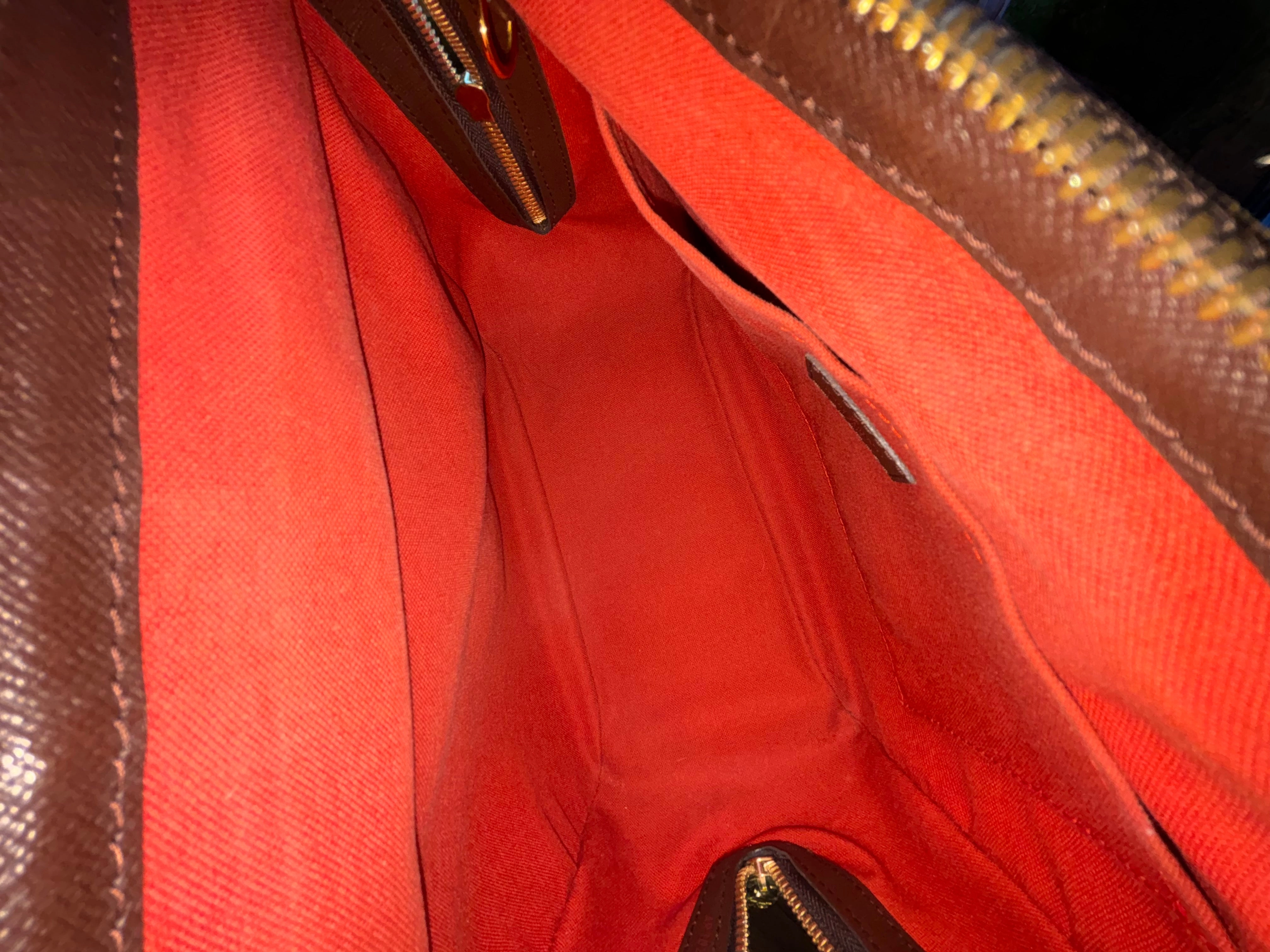 LOUIS VUITTON Damier Ebene Belem MM Shoulder Bag