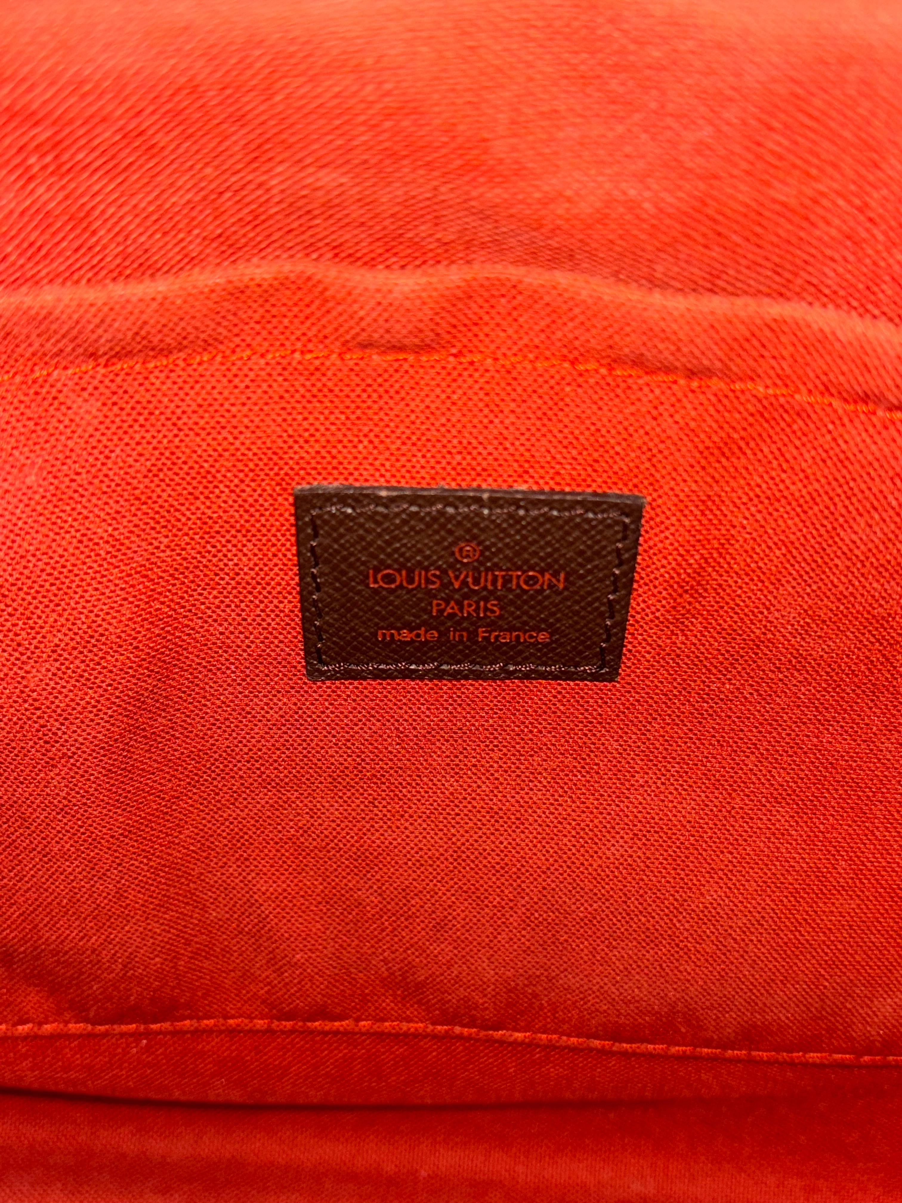 LOUIS VUITTON Damier Ebene Belem MM Shoulder Bag