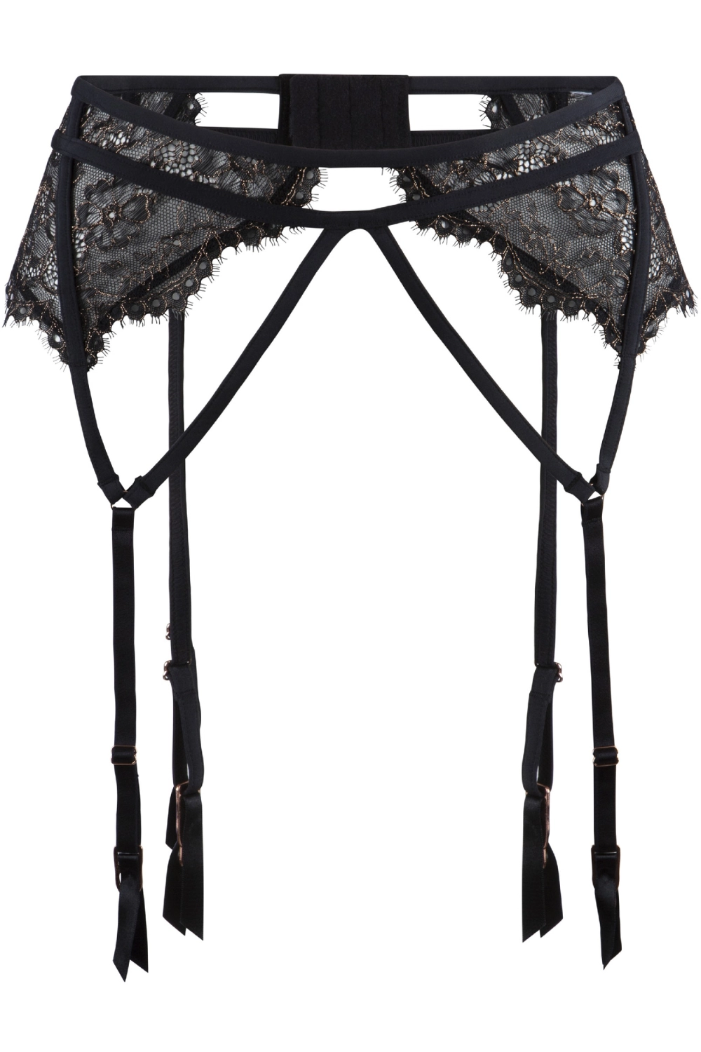 Lurex Lace Suspender