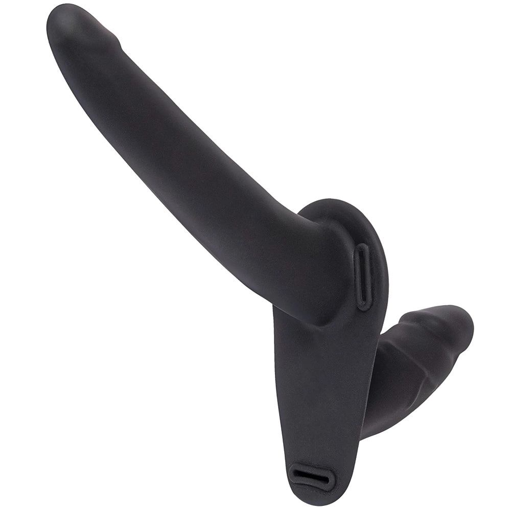 Lux Fetish Silicone Strap-On with Double Dildo