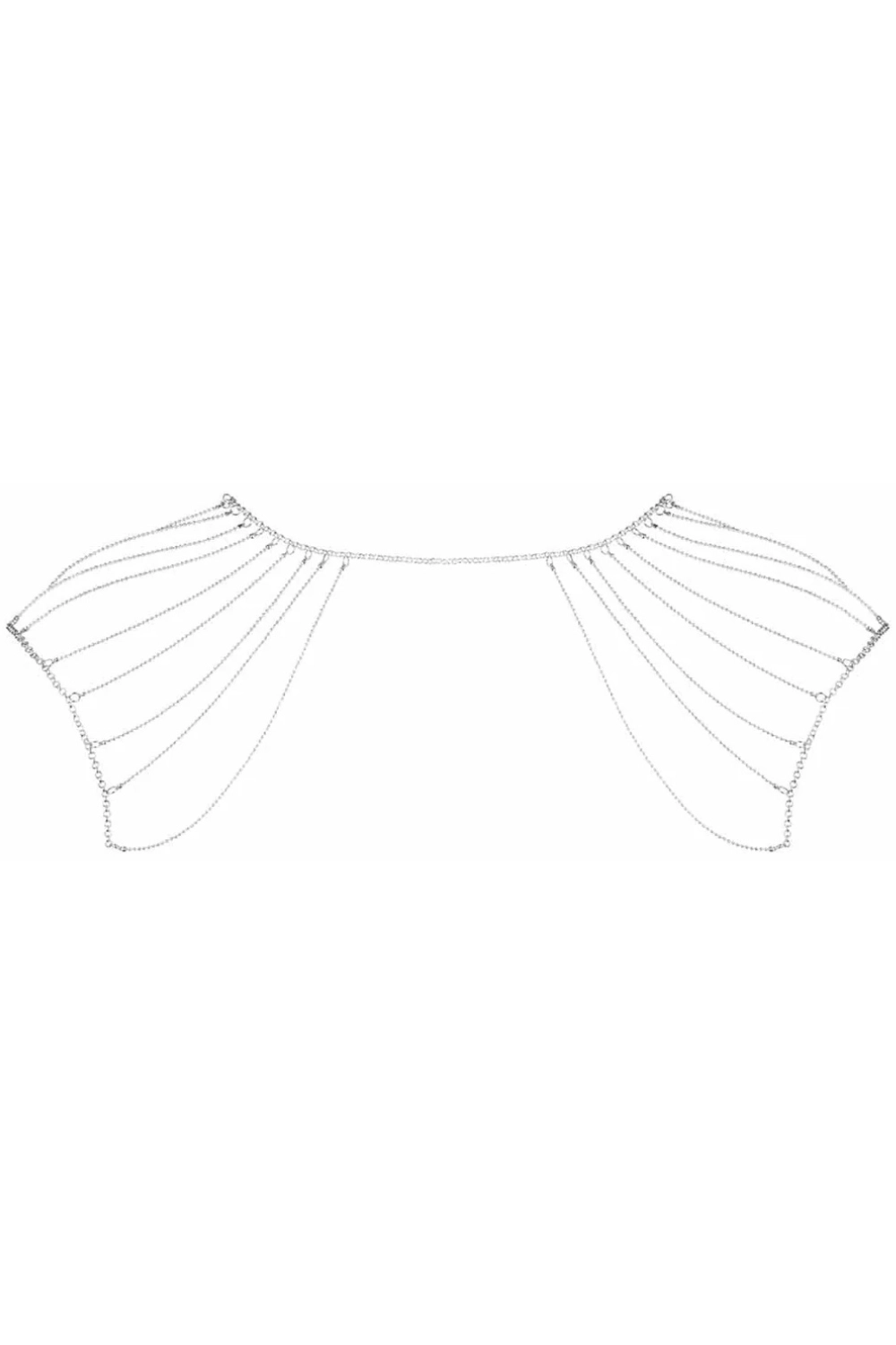Magnifique Shoulders and Back Chain in Silver