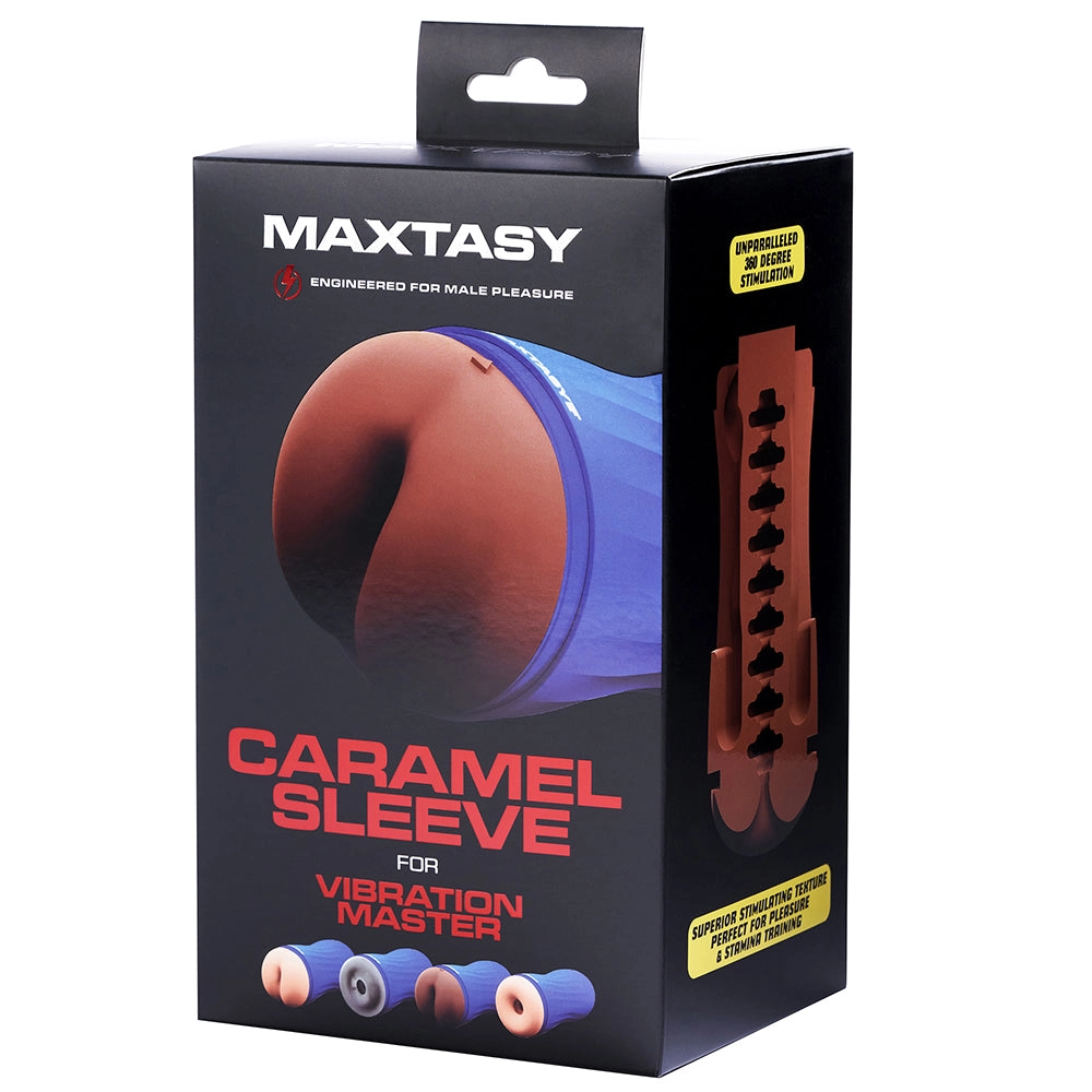 Maxtasy Caramel Butt Sleeve For Vibration Master