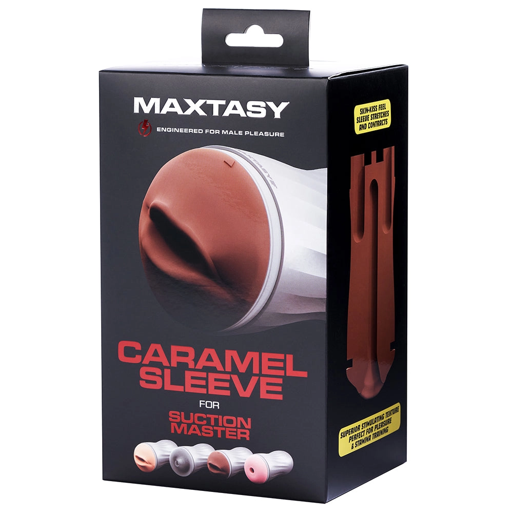 Maxtasy Caramel Mouth Sleeve For Suction Master