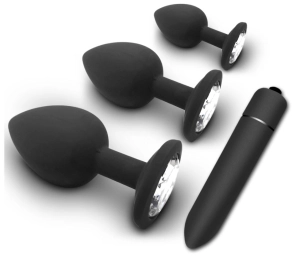 Midnight Pleasure Plug Combo