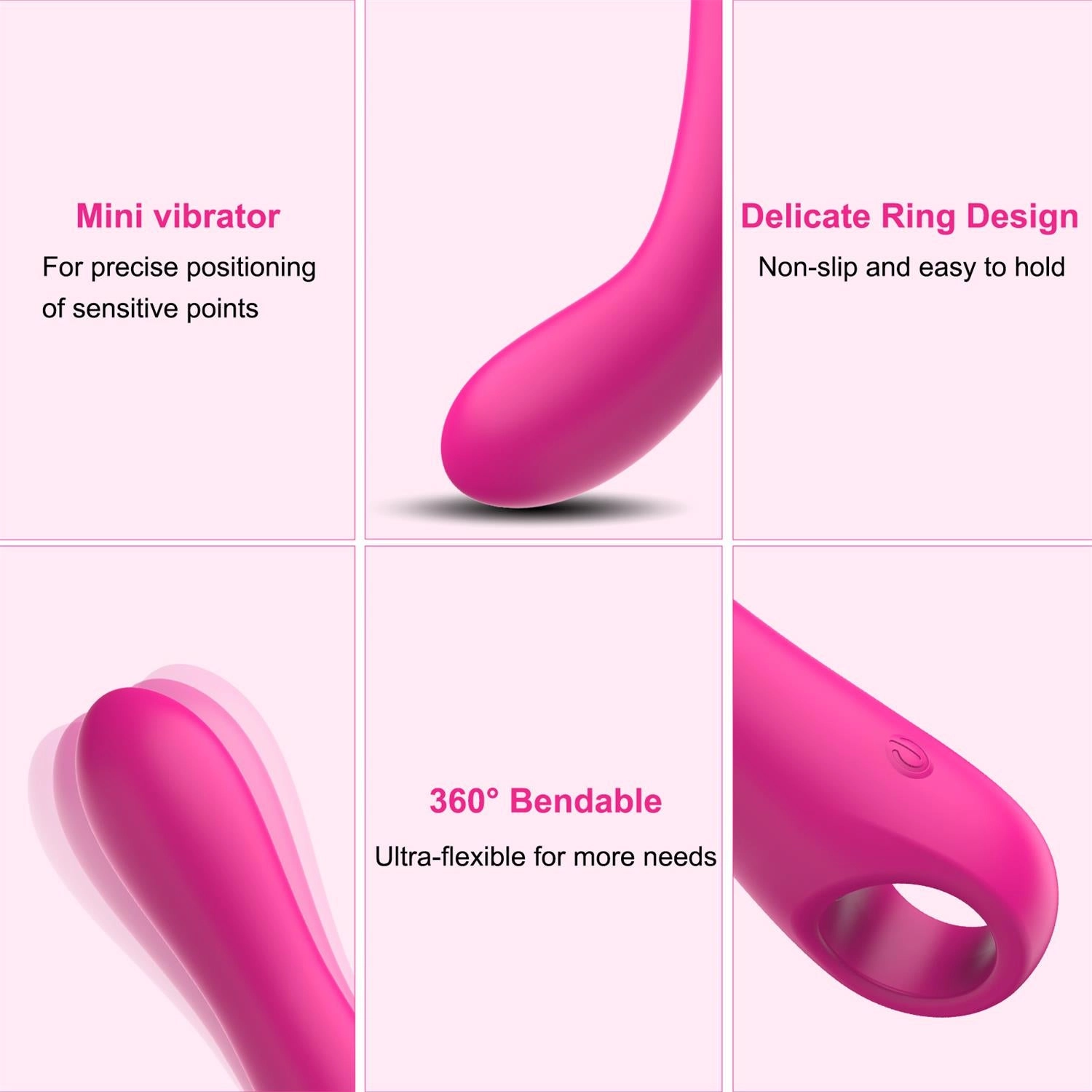 Minae – Rechargeable Mini Magic Bullet Vibrator Waterproof Sex Toy
