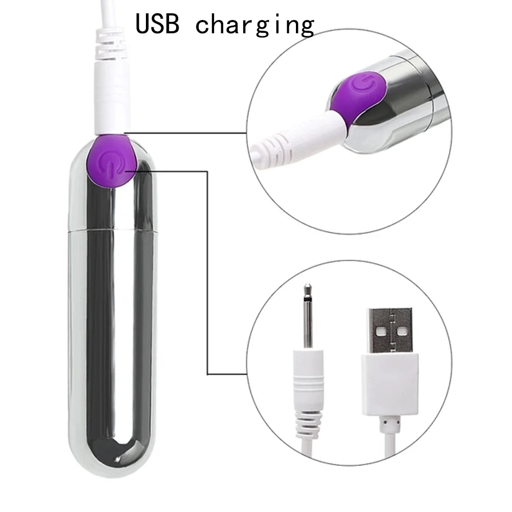 Mini Rechargeable Silver Bullet Vibe Vibrator