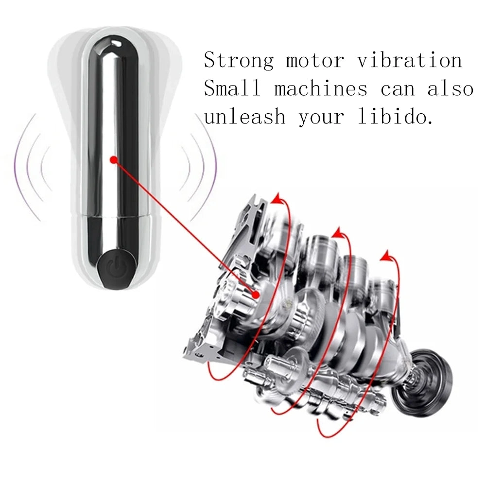 Mini Rechargeable Silver Bullet Vibe Vibrator