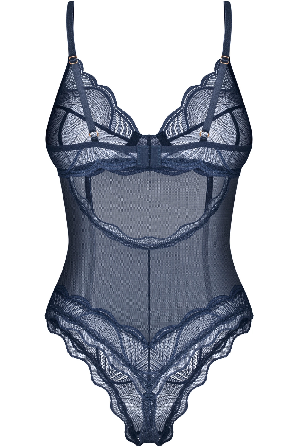 Nightly Blue Crotchless Bodysuit