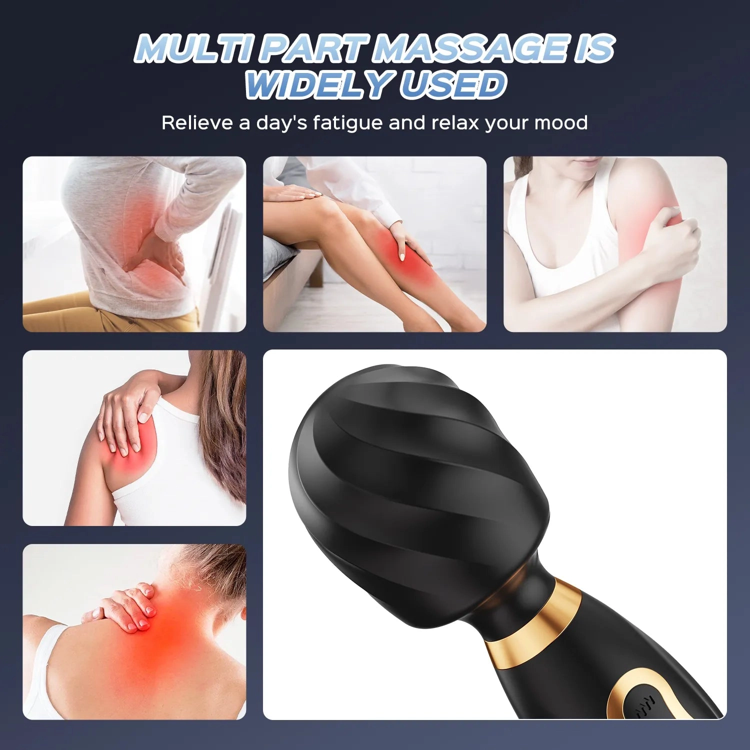 Noir - Vibrating Massage Wand & G-spot Stimulator 
