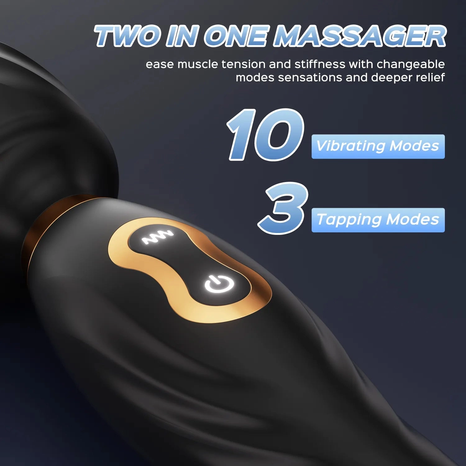 Noir - Vibrating Massage Wand & G-spot Stimulator 