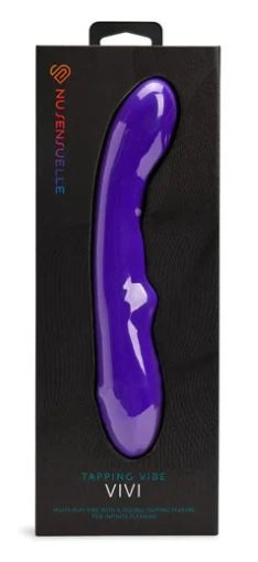 Nu Sensuelle Vivi Double Tapping Vibrator - Purple