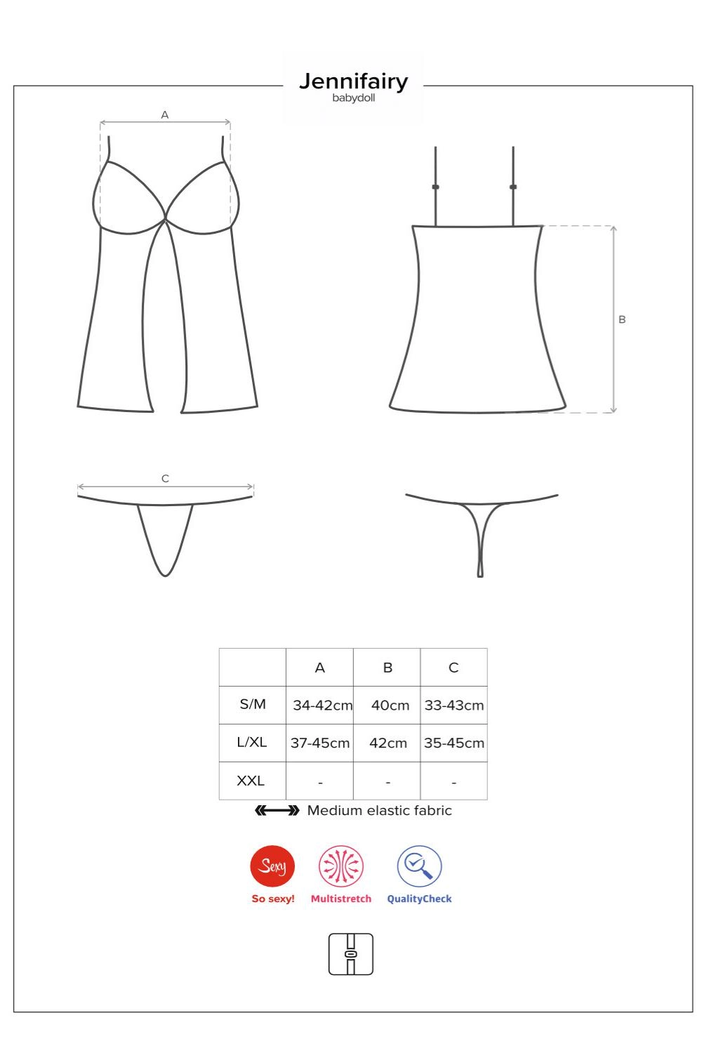 Obsessive Jennifairy Lace Babydoll