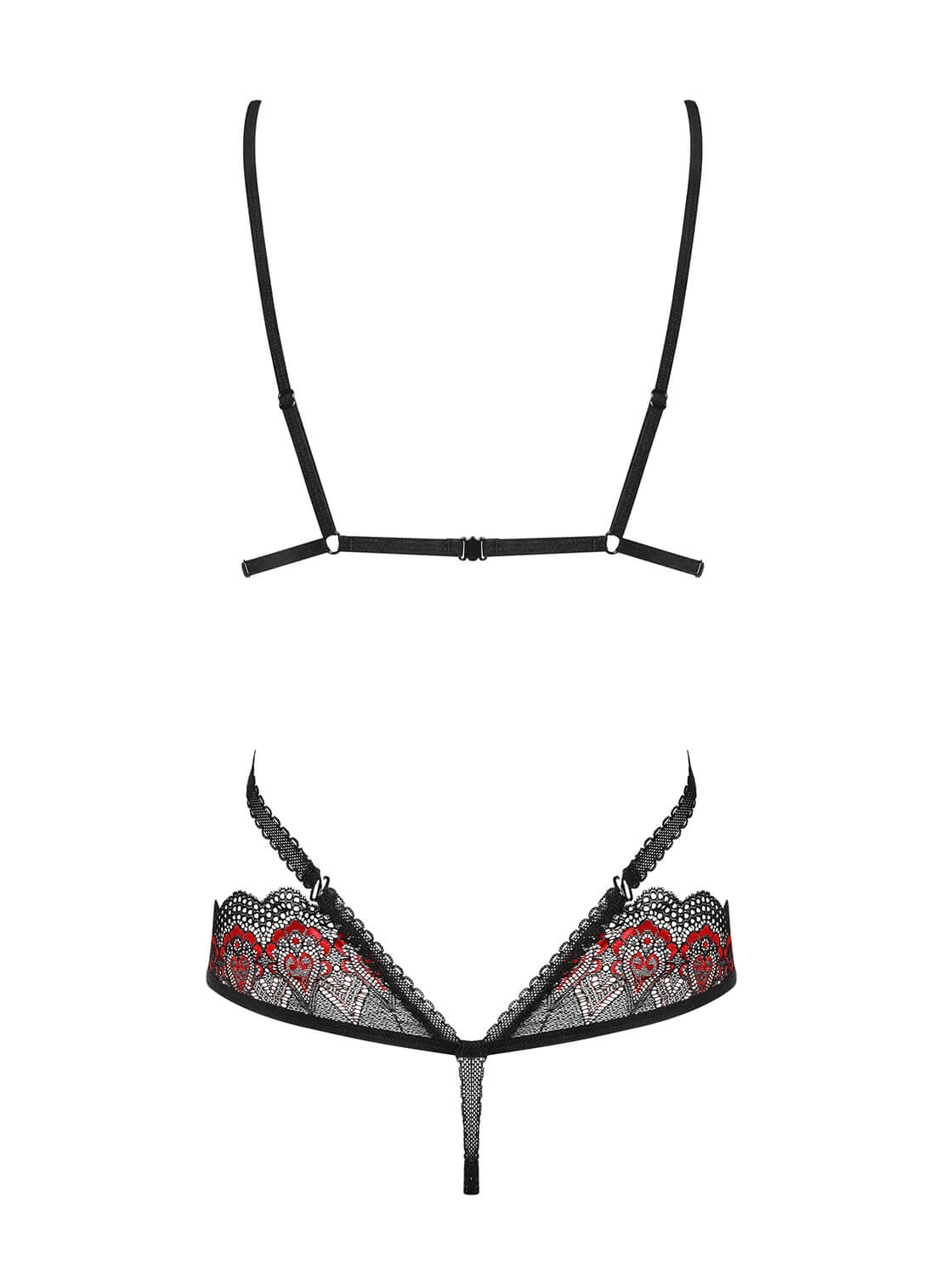 Obsessive Megies Heart Lace Teddy