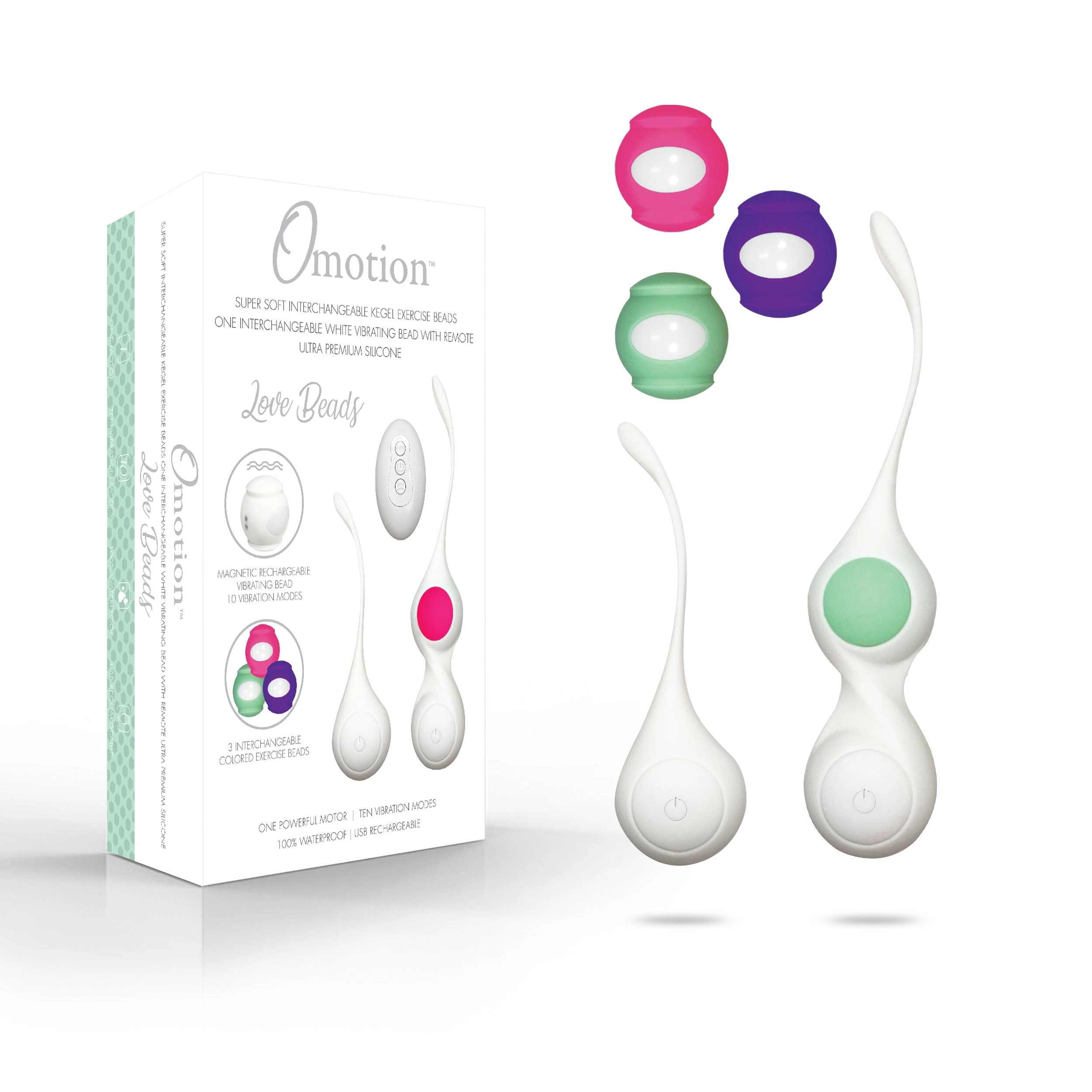 OMOTION LOVE BEADS Interchangeable Kegel Exercise Beads
