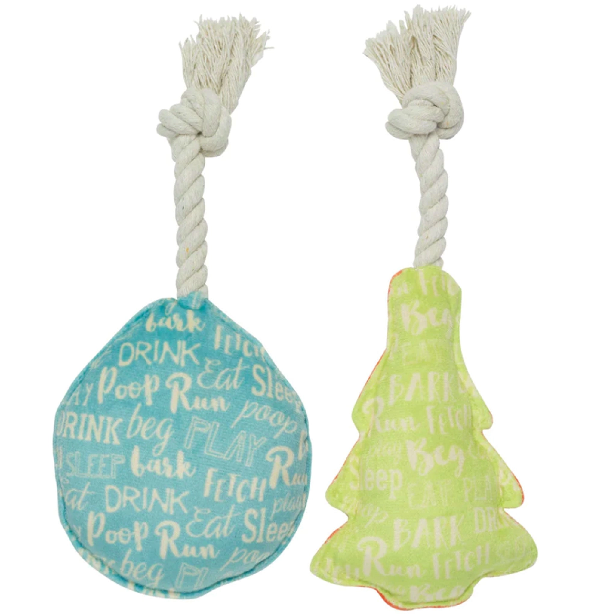 Ore Pet Mini Rope Toy Tree & Snowman Dog Toys