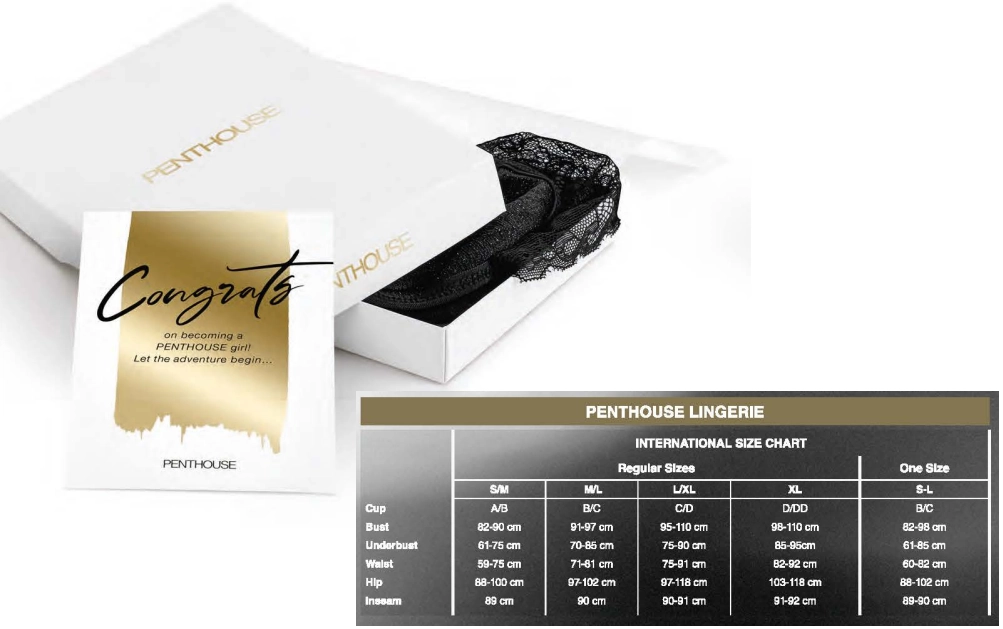 Penthouse Lingerie After Sunset Ruffle Chemise L/XL