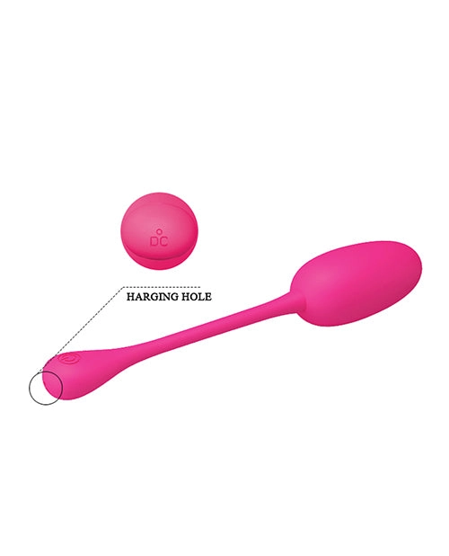 Pretty Love Kegel Remote Egg - Neon Pink