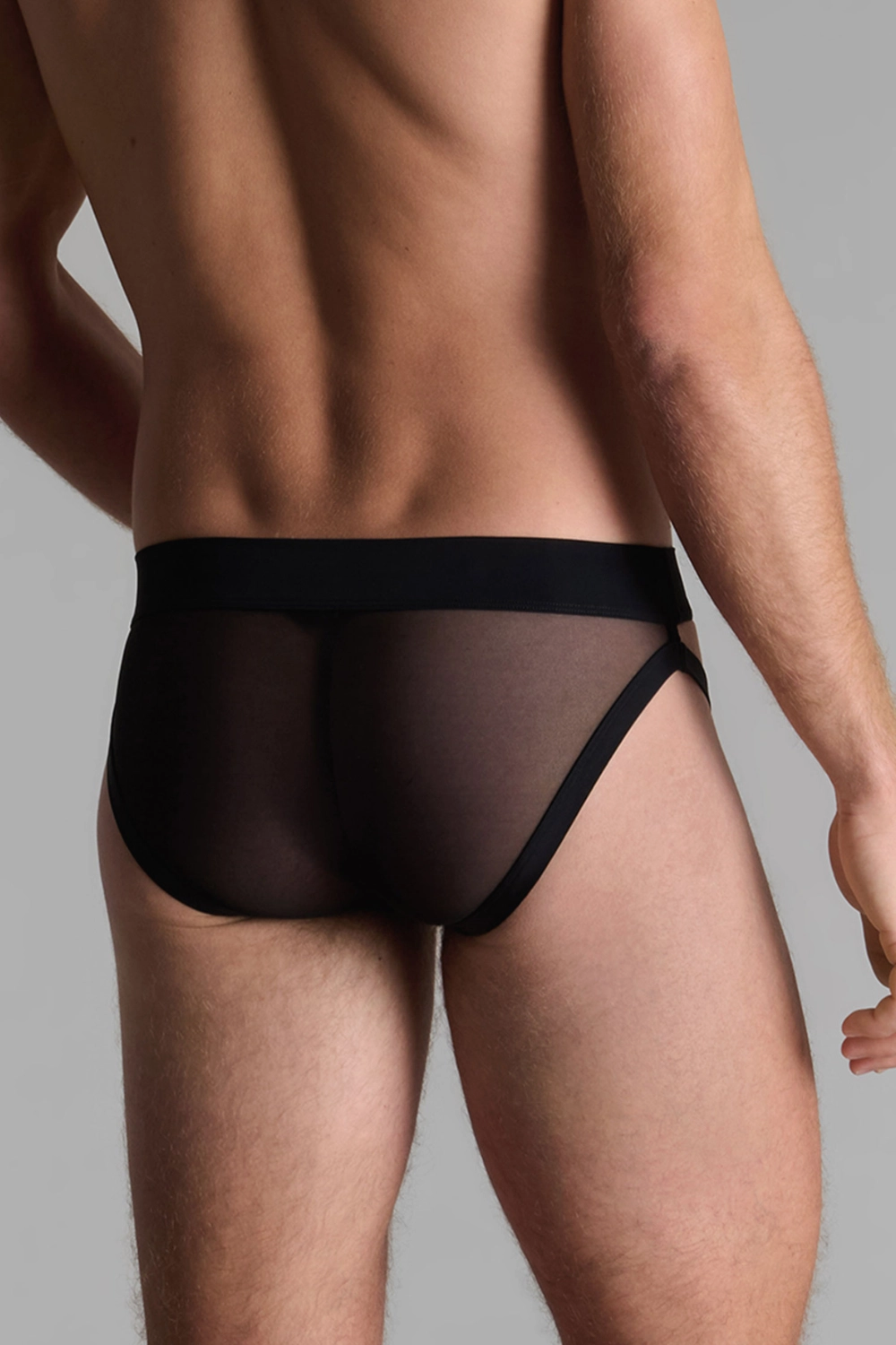 Pure Tentation Men's Brief Black