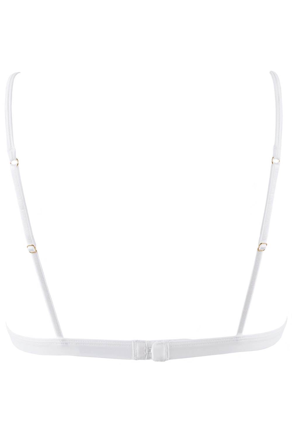 Pure Tentation Triangle Bra White