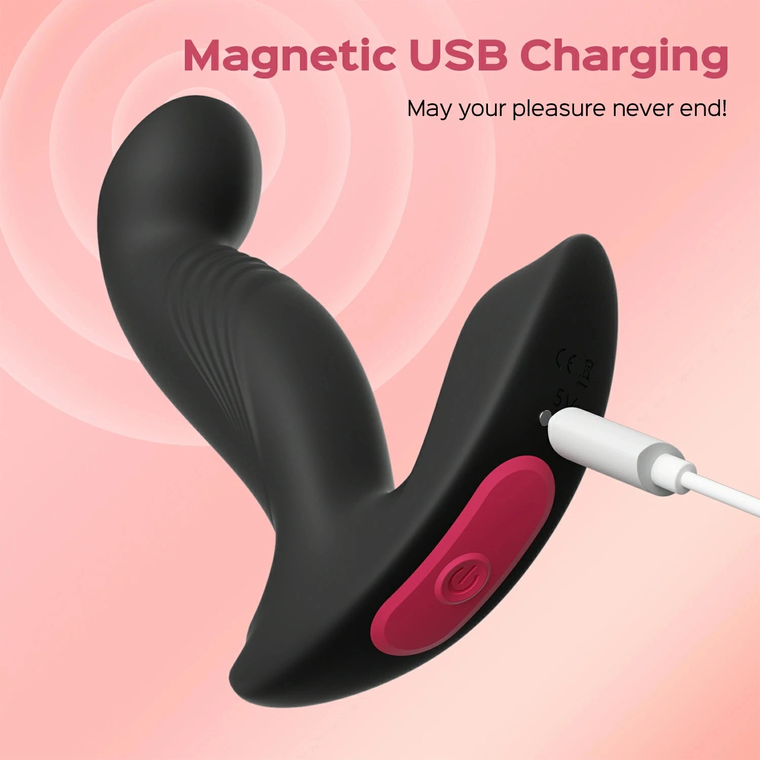 Rave - G-Spot & Clitoral Vibrator With Rotating Head