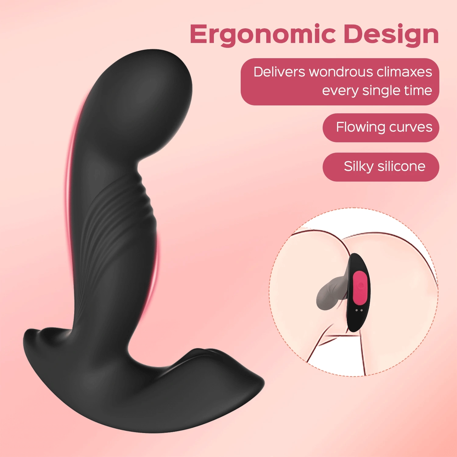 Rave - G-Spot & Clitoral Vibrator With Rotating Head