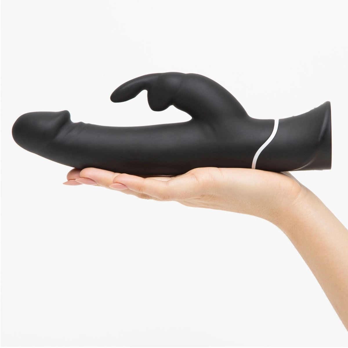 Realistic Classic Black Rabbit Vibrator