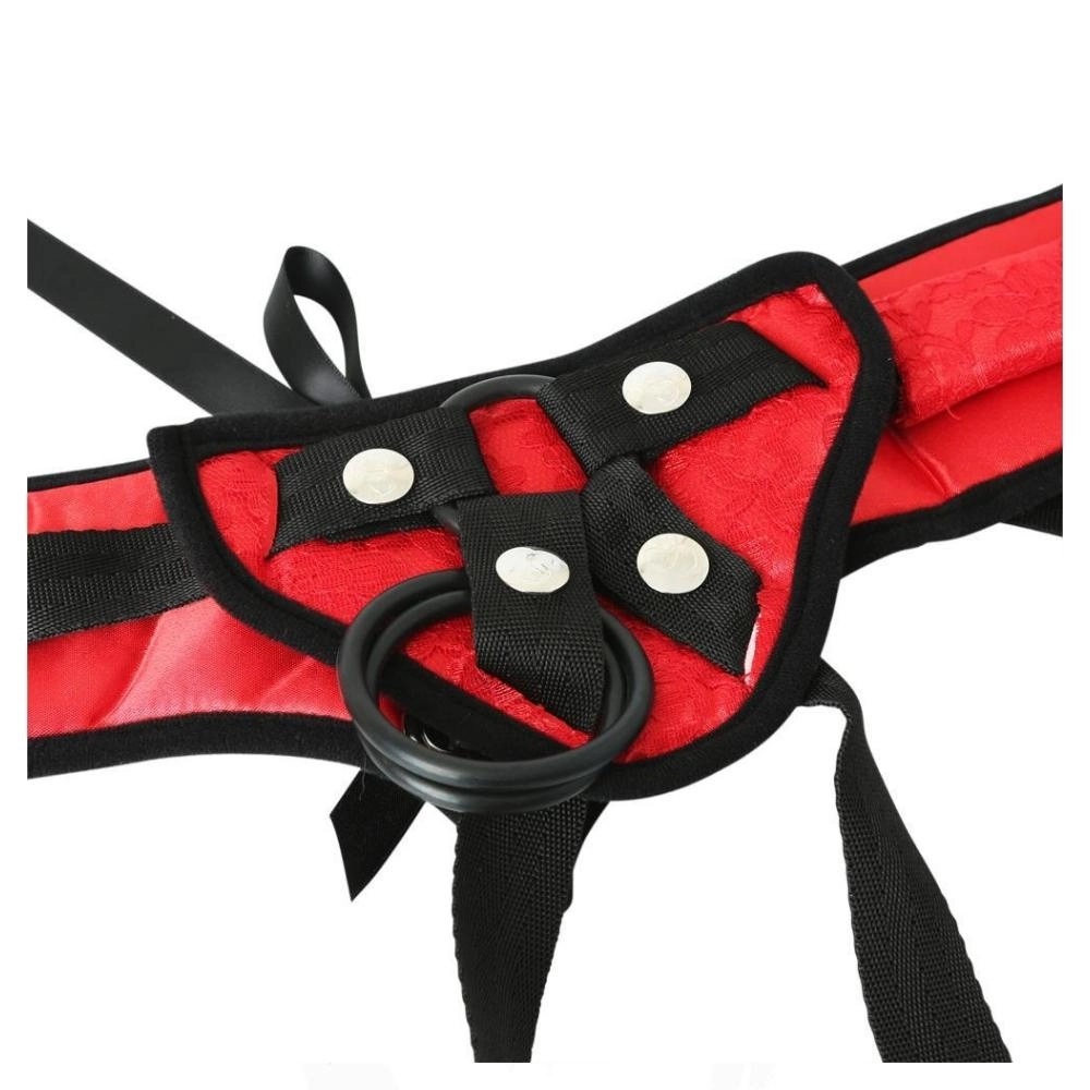 Red Lace Corsette Harness
