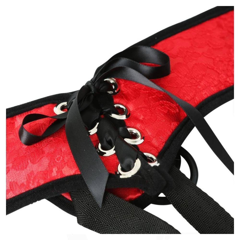 Red Lace Corsette Harness