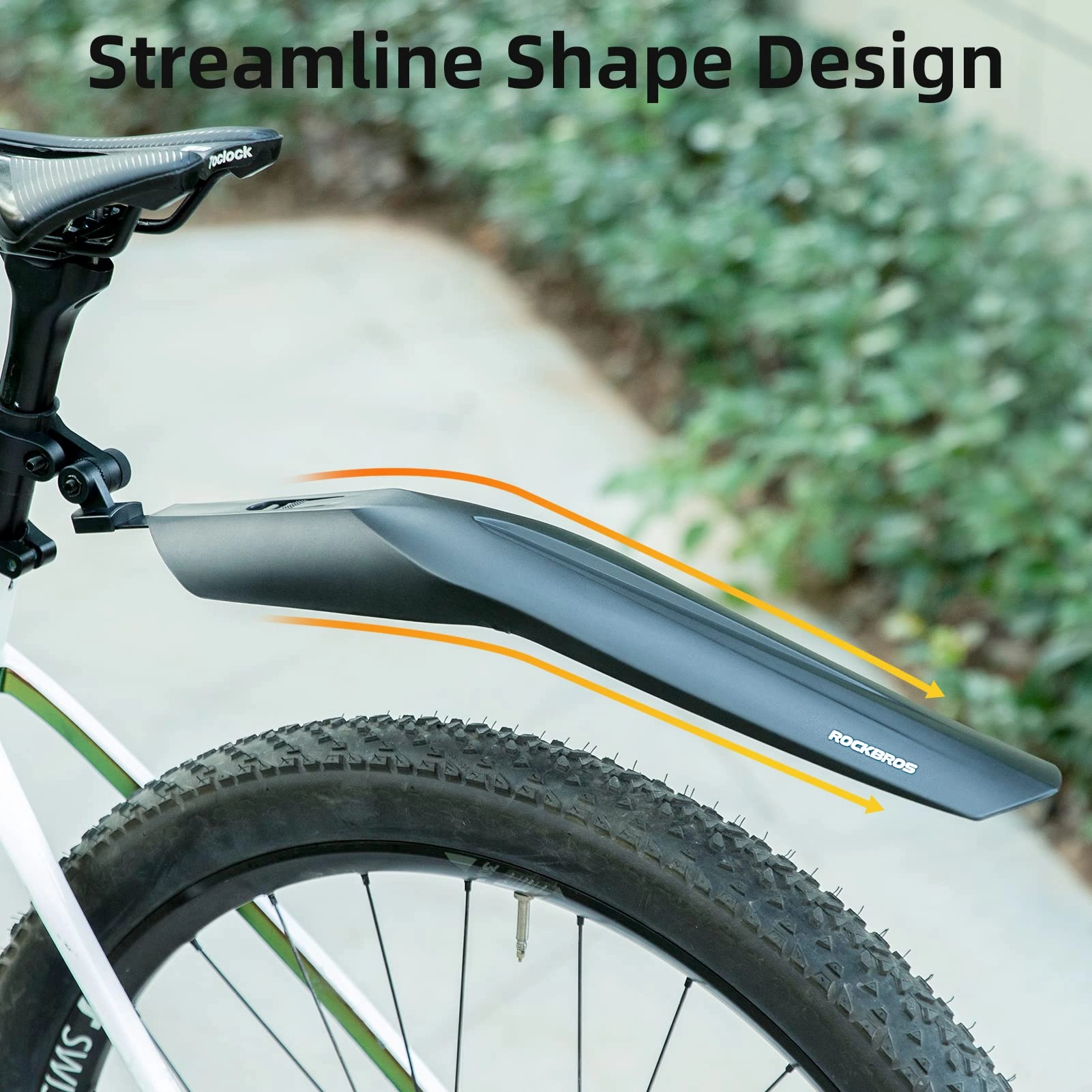 ROCKBROS Bike  Adjustable MTB Fenders Mudguard Rear Fenders Cycling Mud Guard