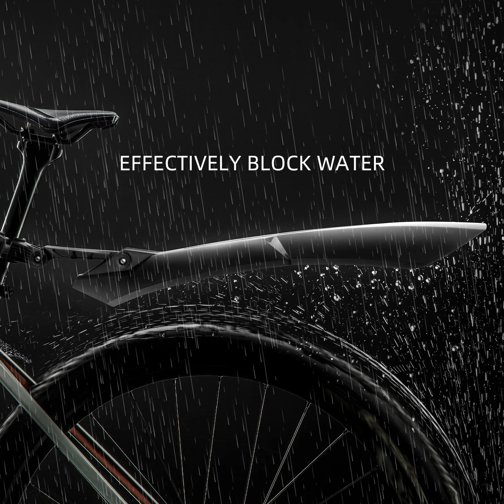 ROCKBROS Bike  Adjustable MTB Fenders Mudguard Rear Fenders Cycling Mud Guard