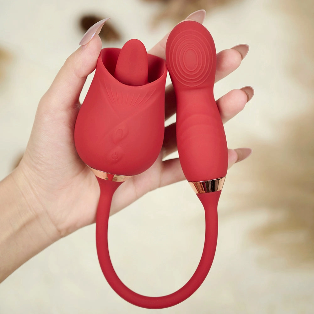 Rose Sexual Toy with Licking Function