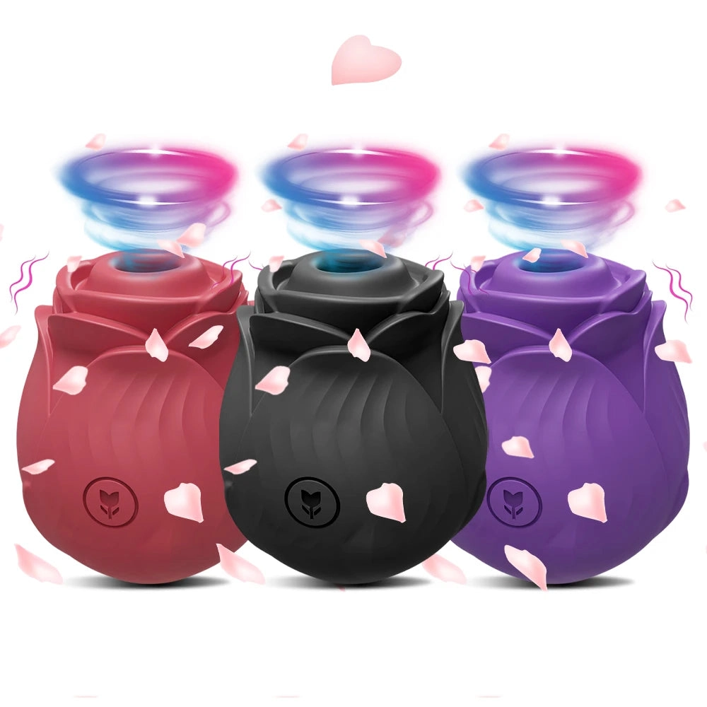 Rose Toy Vibrator for Women 10 Frequency Sucking