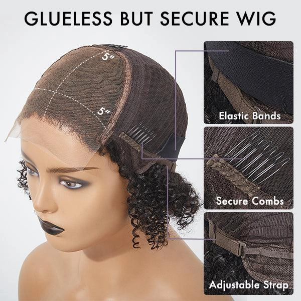 Royal Luxury Super Long Silky Straight 5x5 Closure HD Lace Wig 100% Human Hair