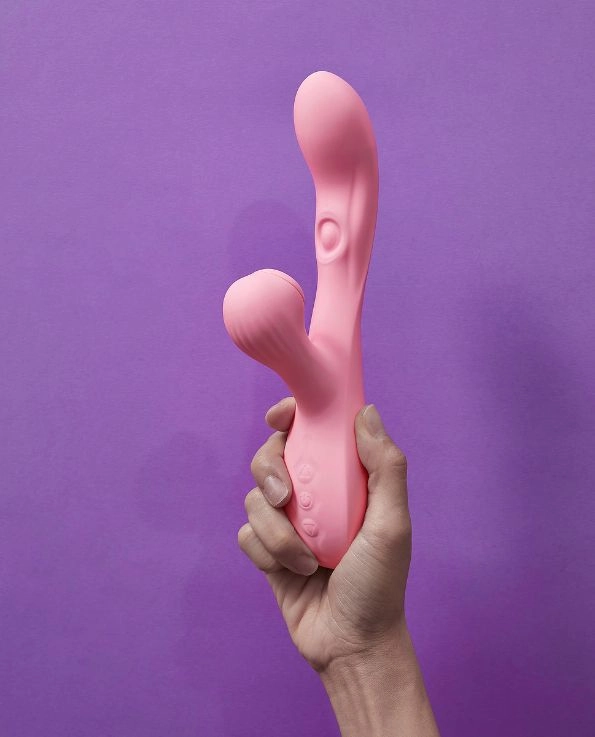 Sakura G-Tapping Sucking Licking Vibrating Dildo (4-in-1)