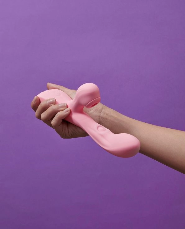Sakura G-Tapping Sucking Licking Vibrating Dildo (4-in-1)