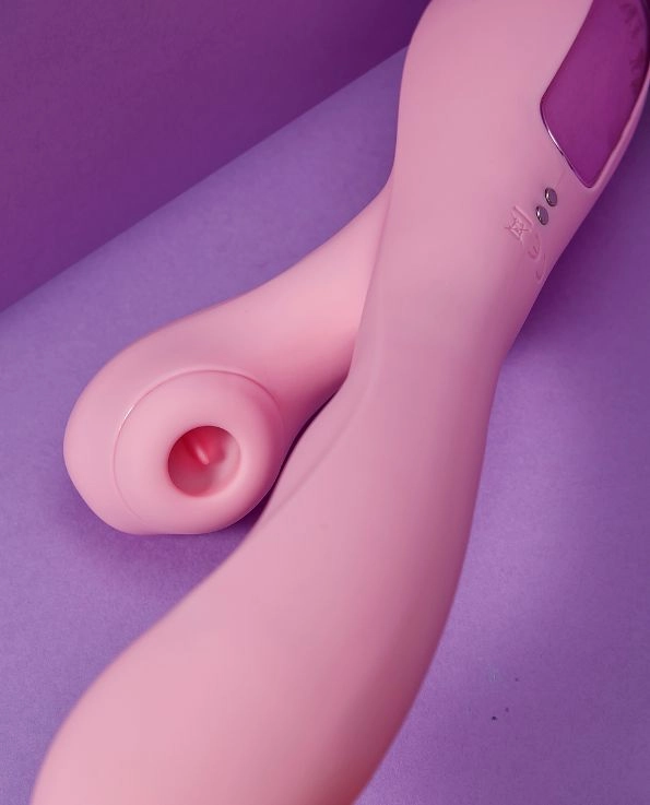 Sakura G-Tapping Sucking Licking Vibrating Dildo (4-in-1)