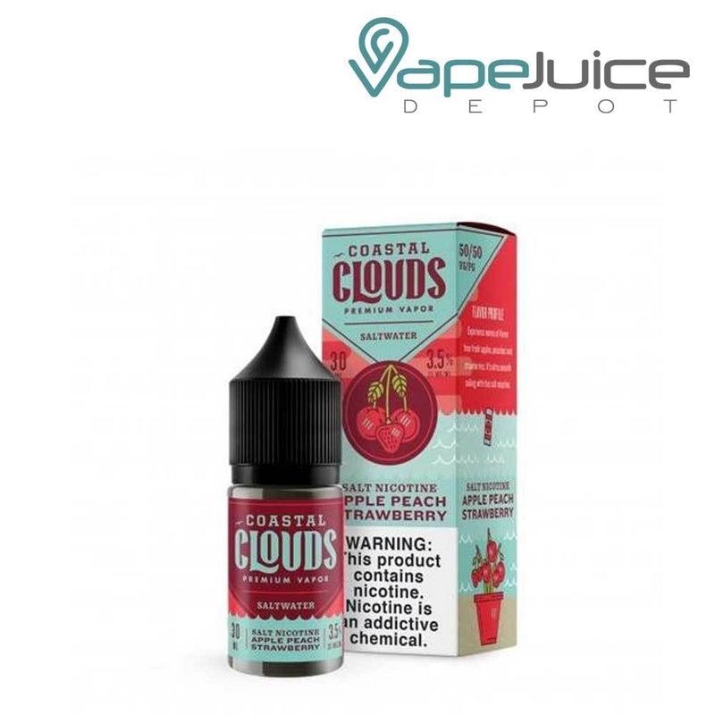 Saltwater Apple Peach Strawberry Coastal Clouds 30ml