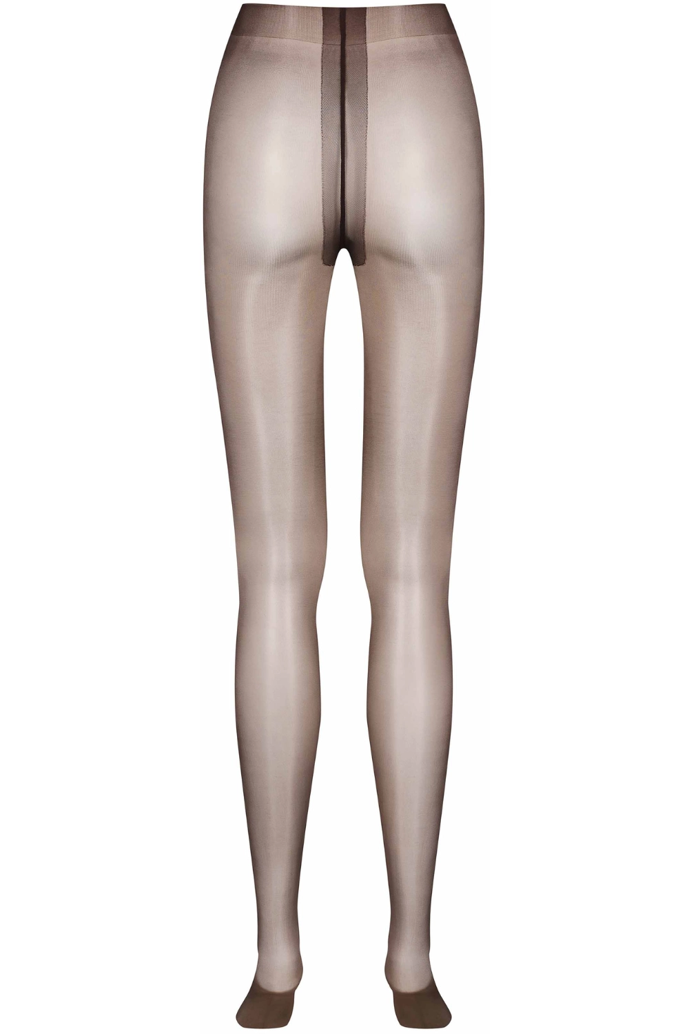 Satin Tights Brown 10 Denier