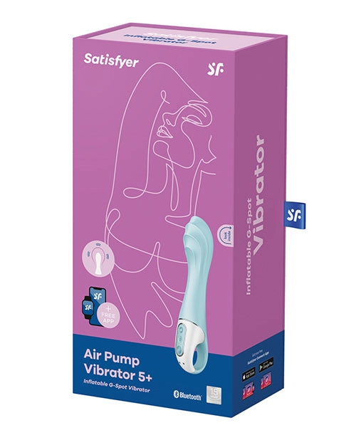 Satisfyer Air Pump Vibrator 5  - Blue