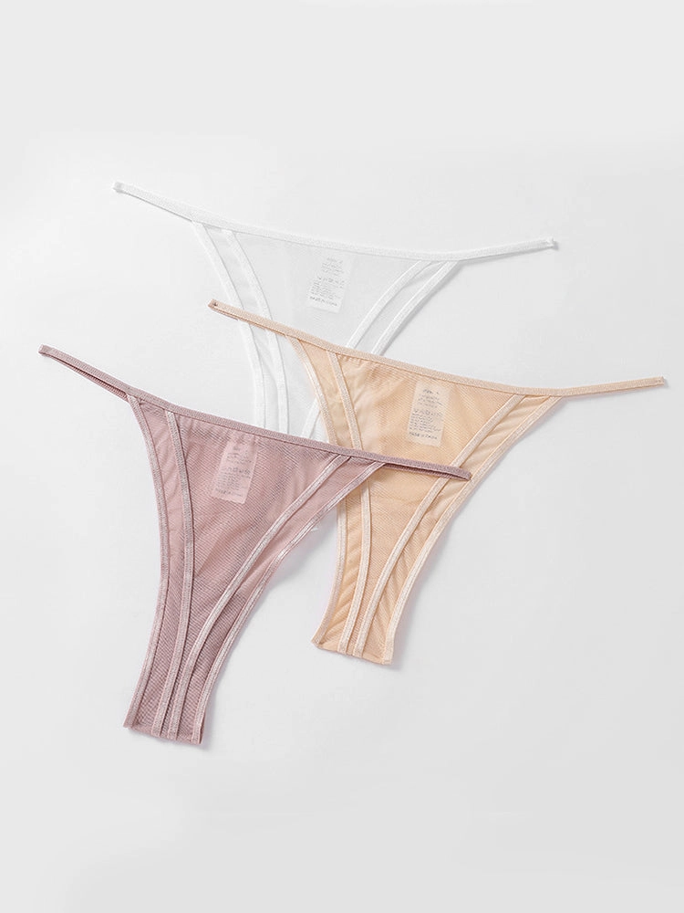 Sexy Ice Silk Ultra-Thin Seamless Thong
