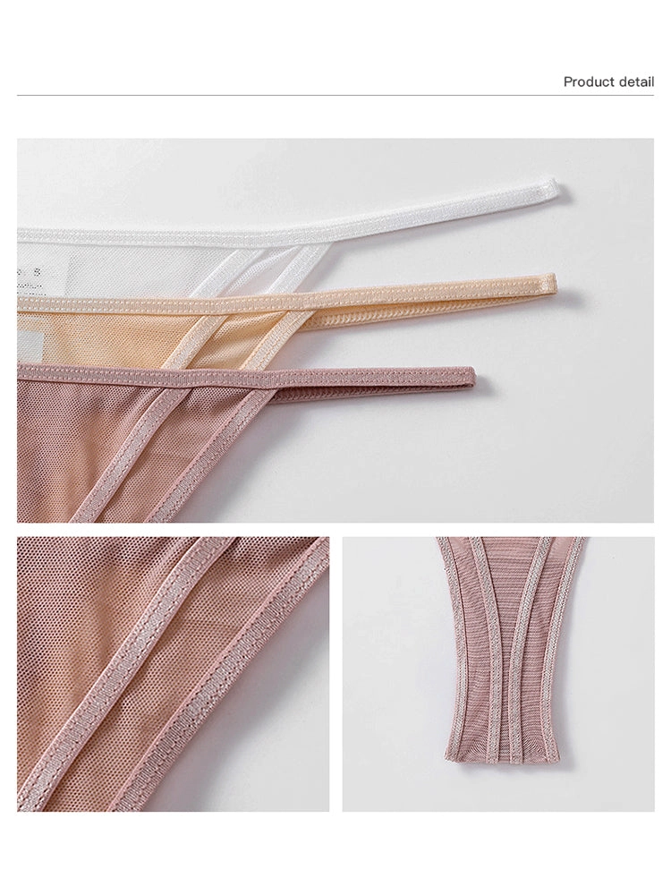 Sexy Ice Silk Ultra-Thin Seamless Thong
