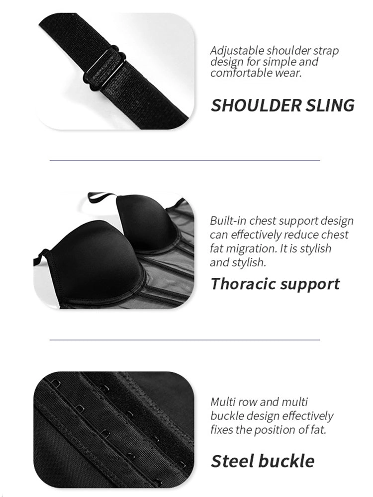 Sexy Underwire Bustier Corset with Straps