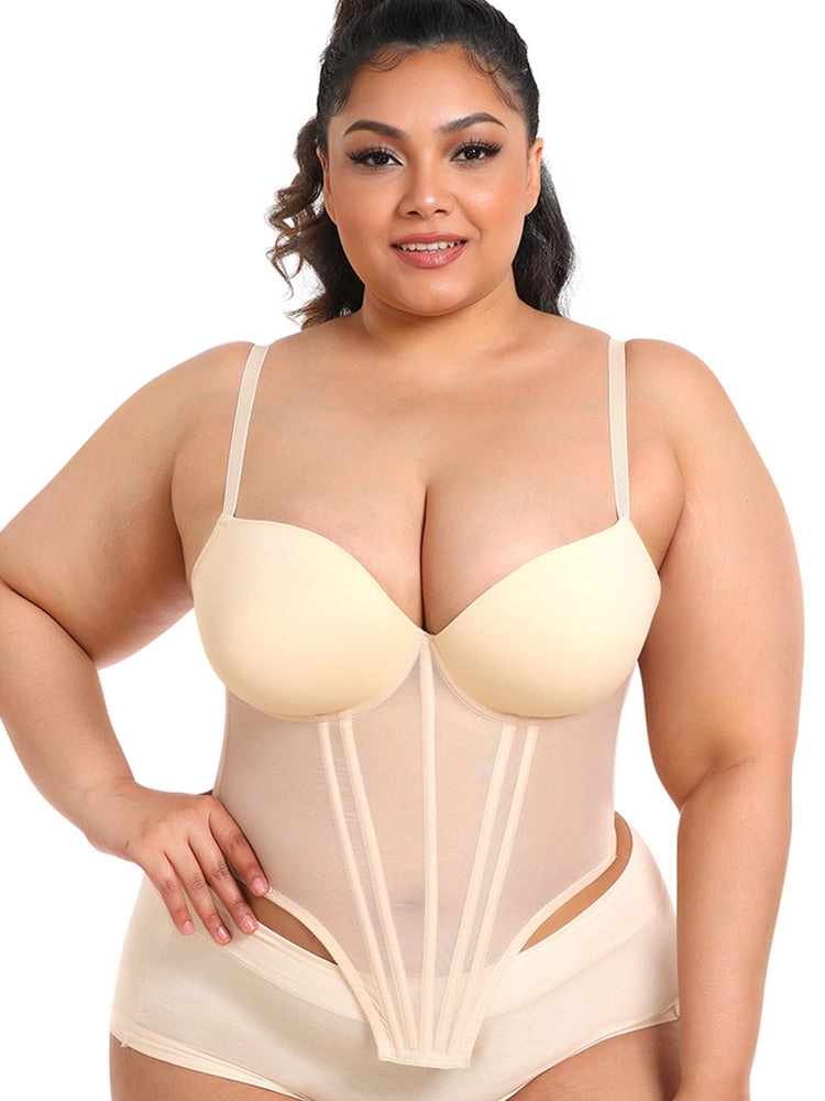 Sexy Underwire Bustier Corset with Straps